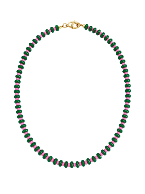 Melon Pop Beaded Necklace