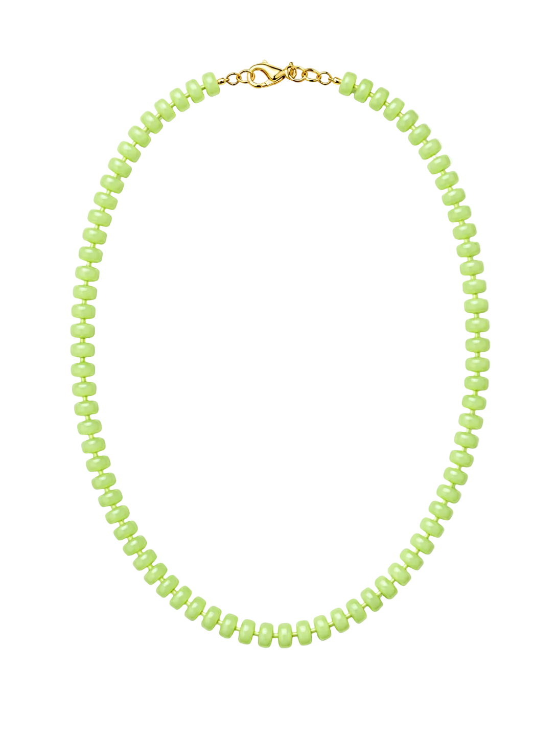 Honeydew Beaded Necklace