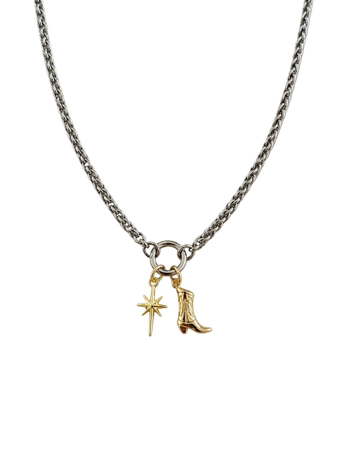 Western Belle Carabiner Necklace