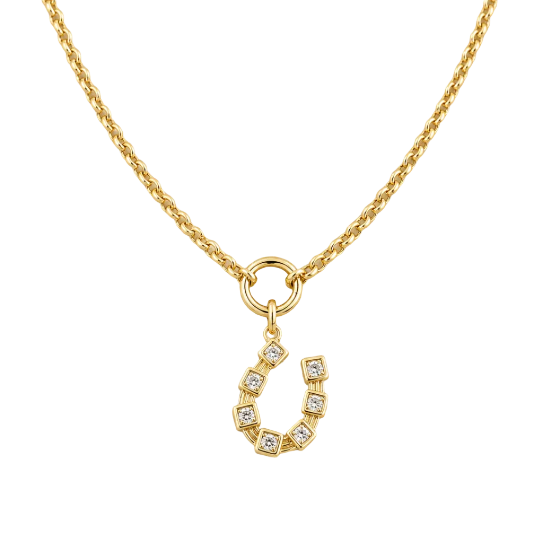 Golden Fortune Carabiner Necklace
