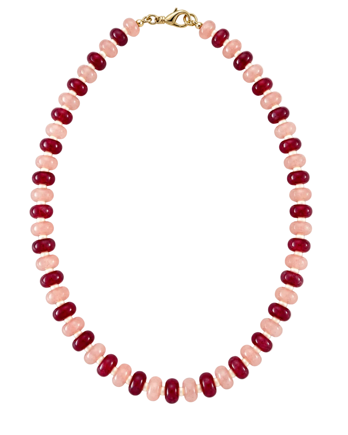 Autumn Rose Beaded Necklace