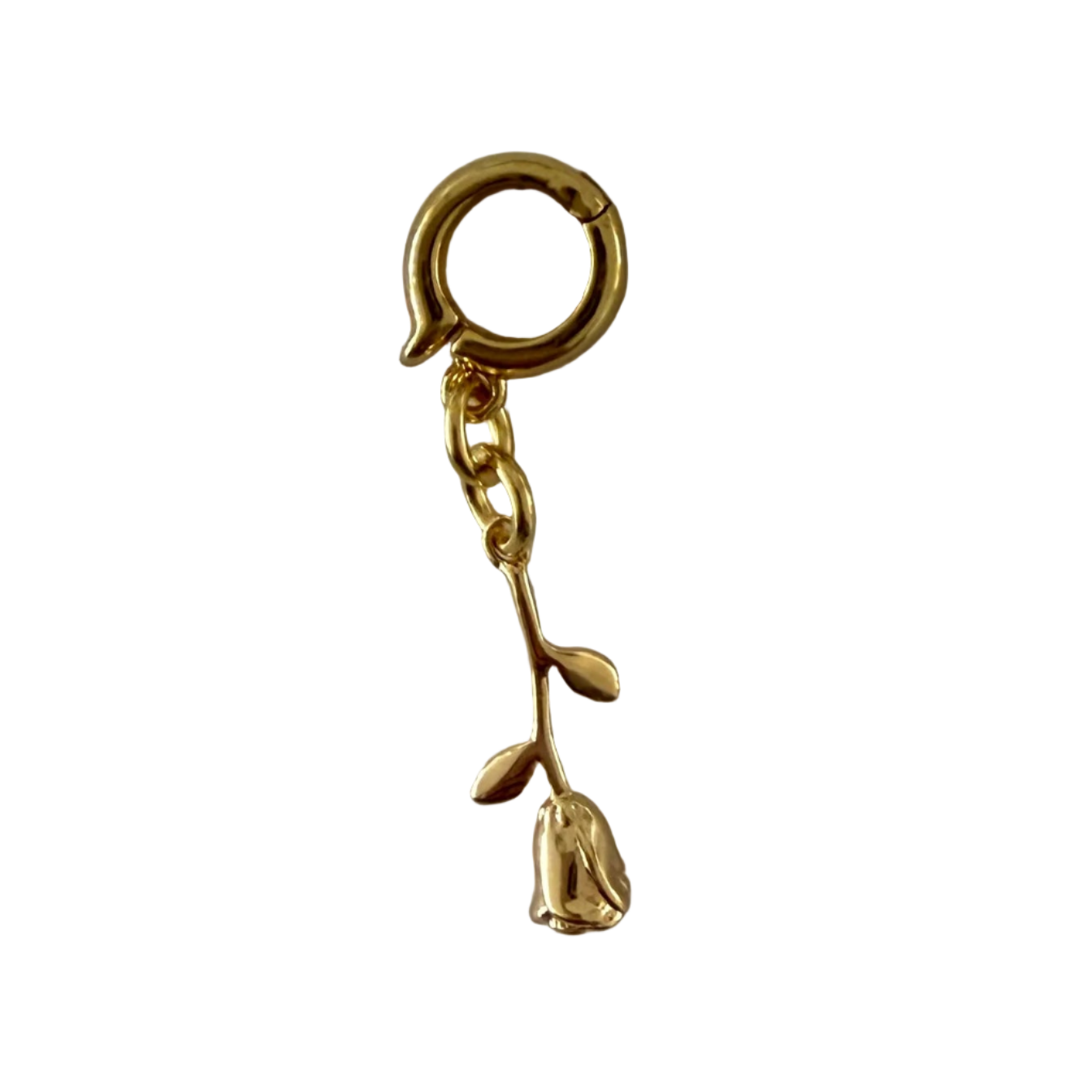 Single Shoe Charm - Hanging Rose