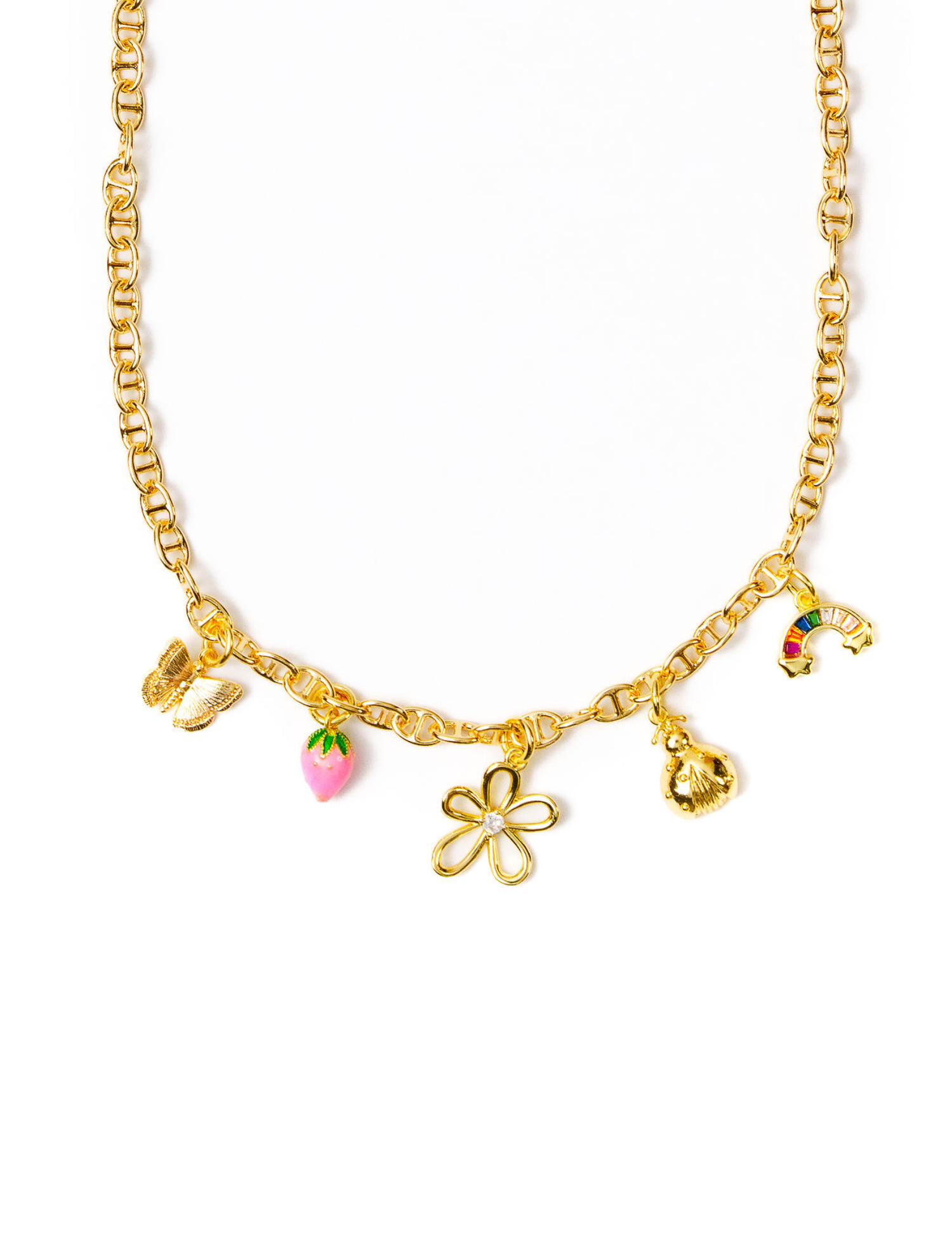 Premade-Daisy 5 Charm Necklace