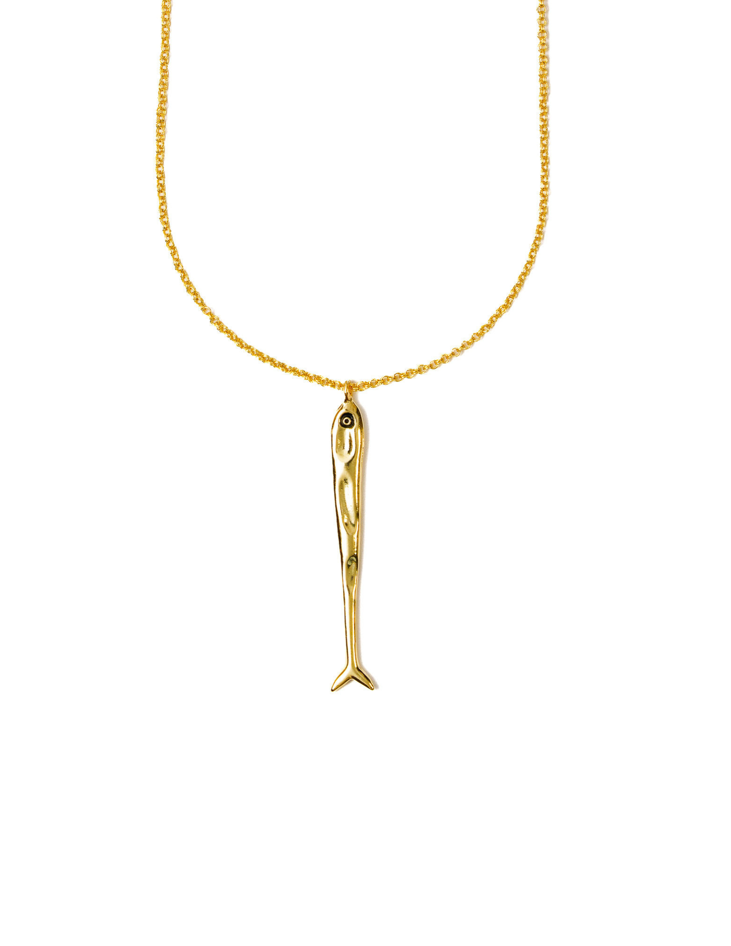 Premade-Elongated Sardine Necklace