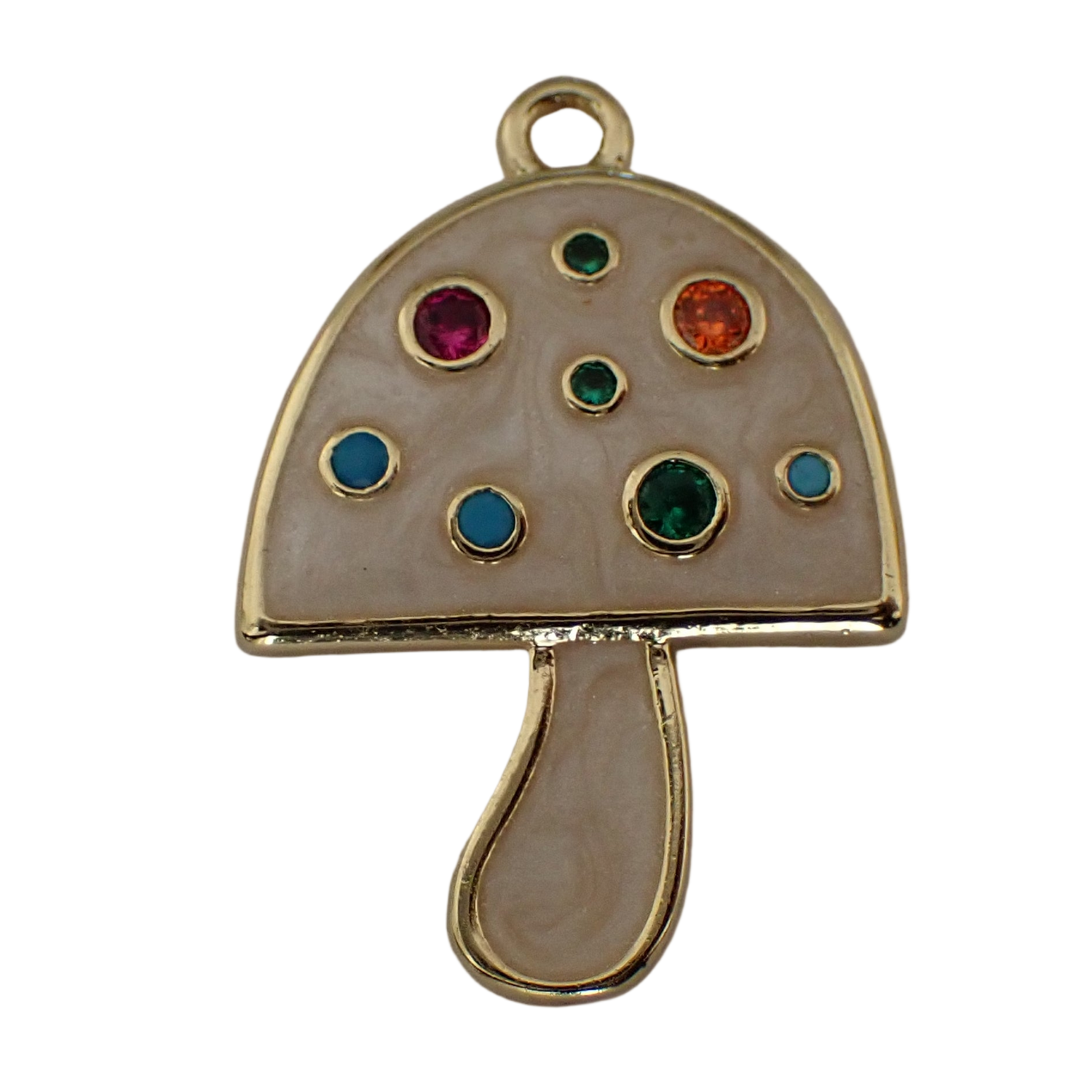 Large Enamel Mushroom