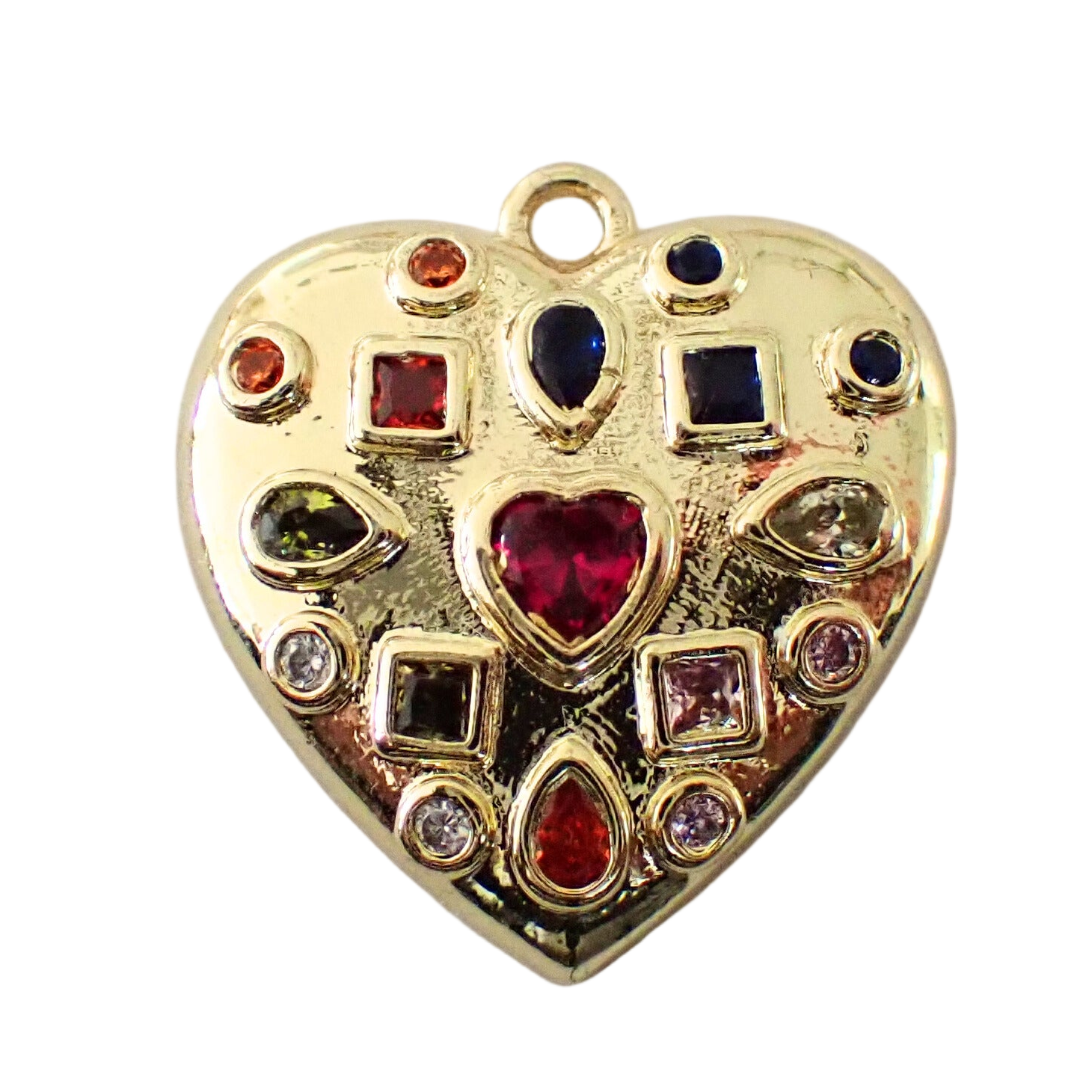 Multi Gem Flat Heart