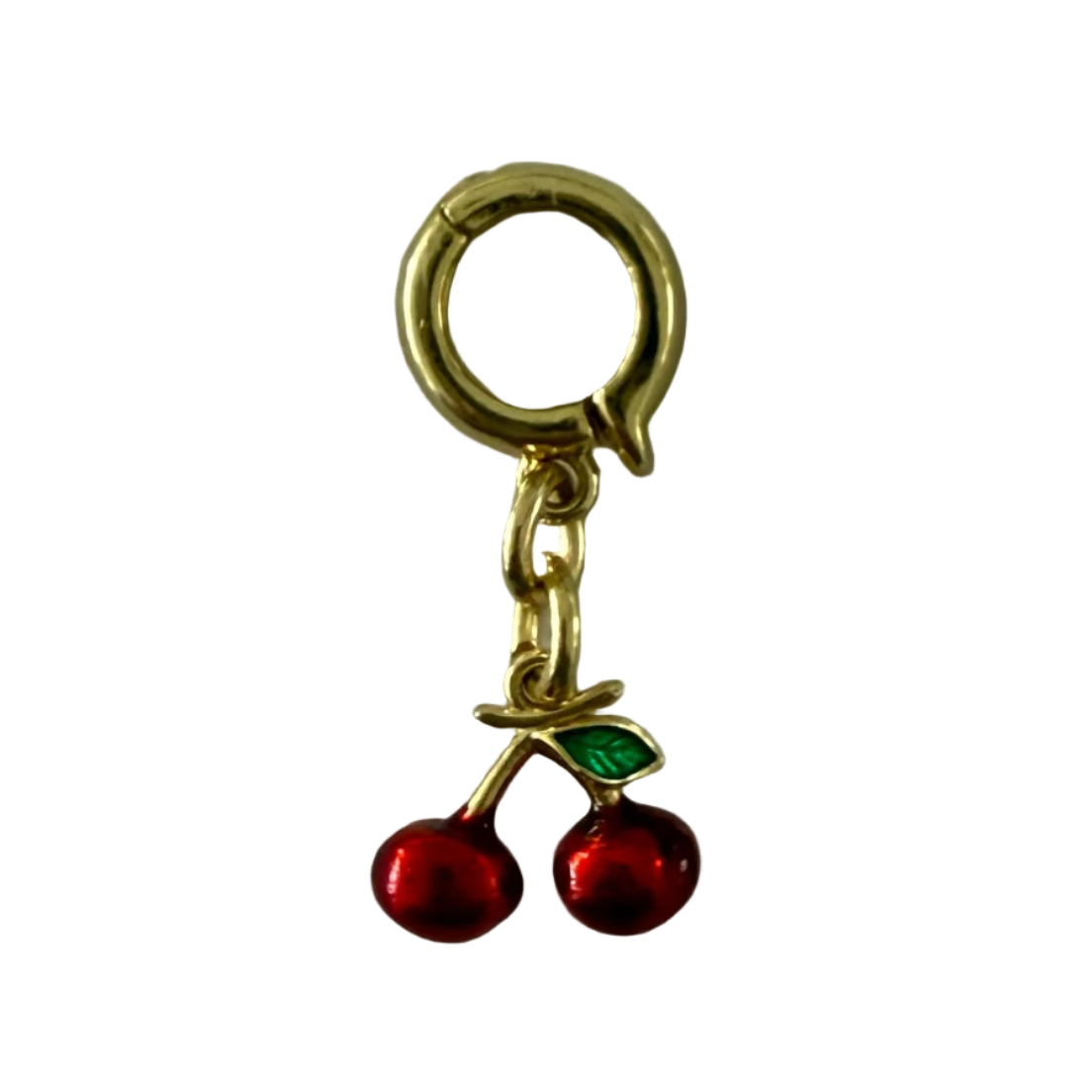 Single Shoe Charm - Red Cherries