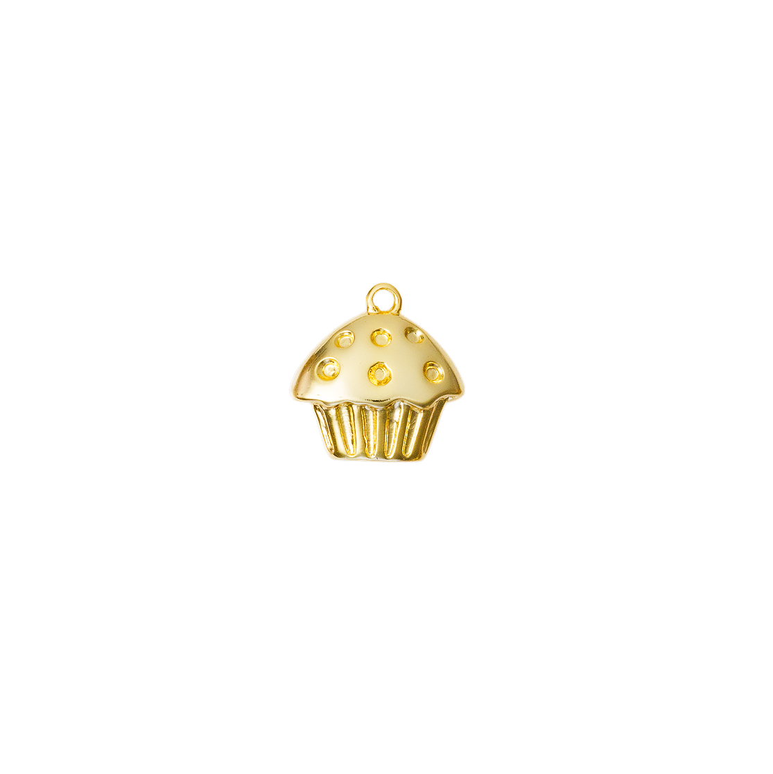 Food and Fruit-Gold Cupcake
