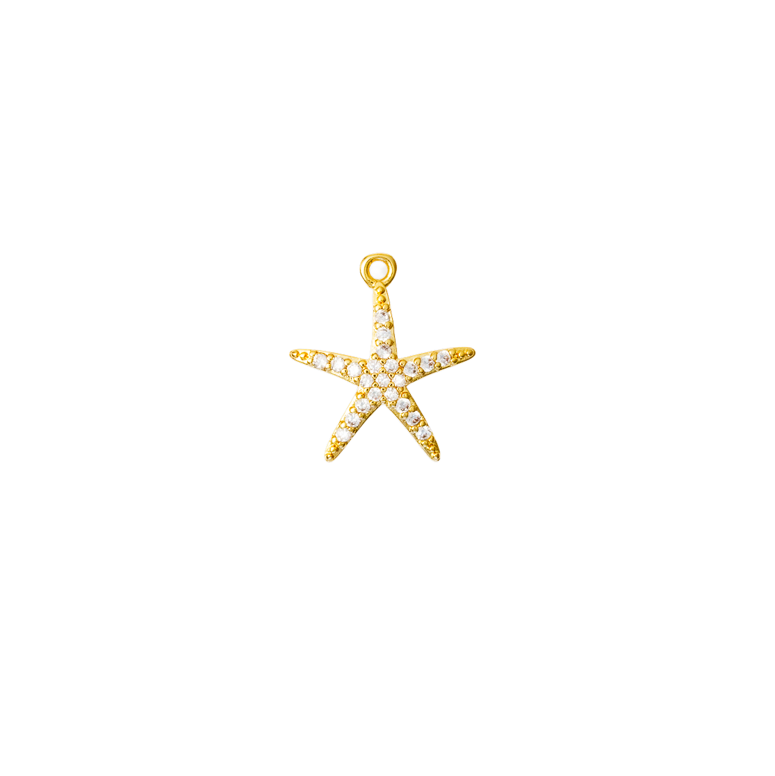 Ocean-Gold Zircon Starfish