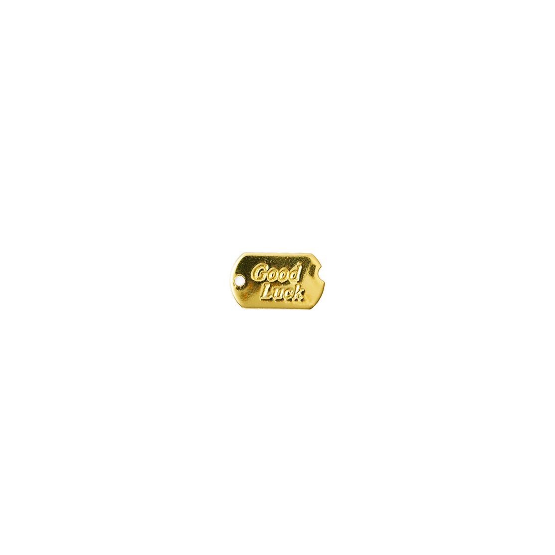 Sports and Lifestyle-Gold Good Luck Tag