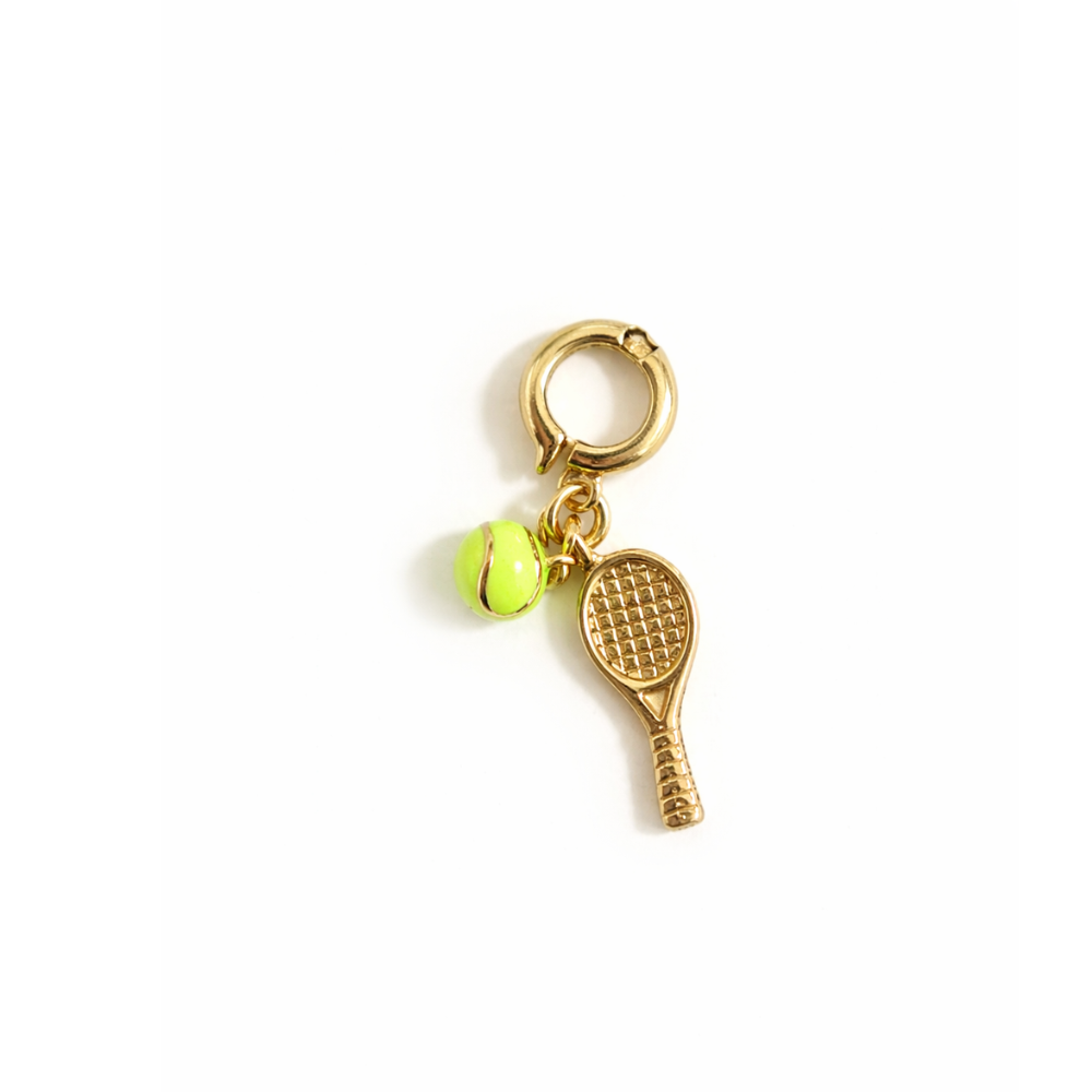Shoe Charm - Gold Tennis