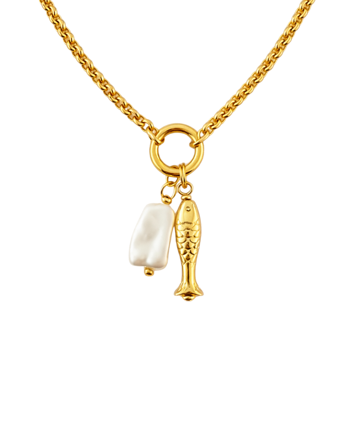 Premade-Coastal Charm Necklace