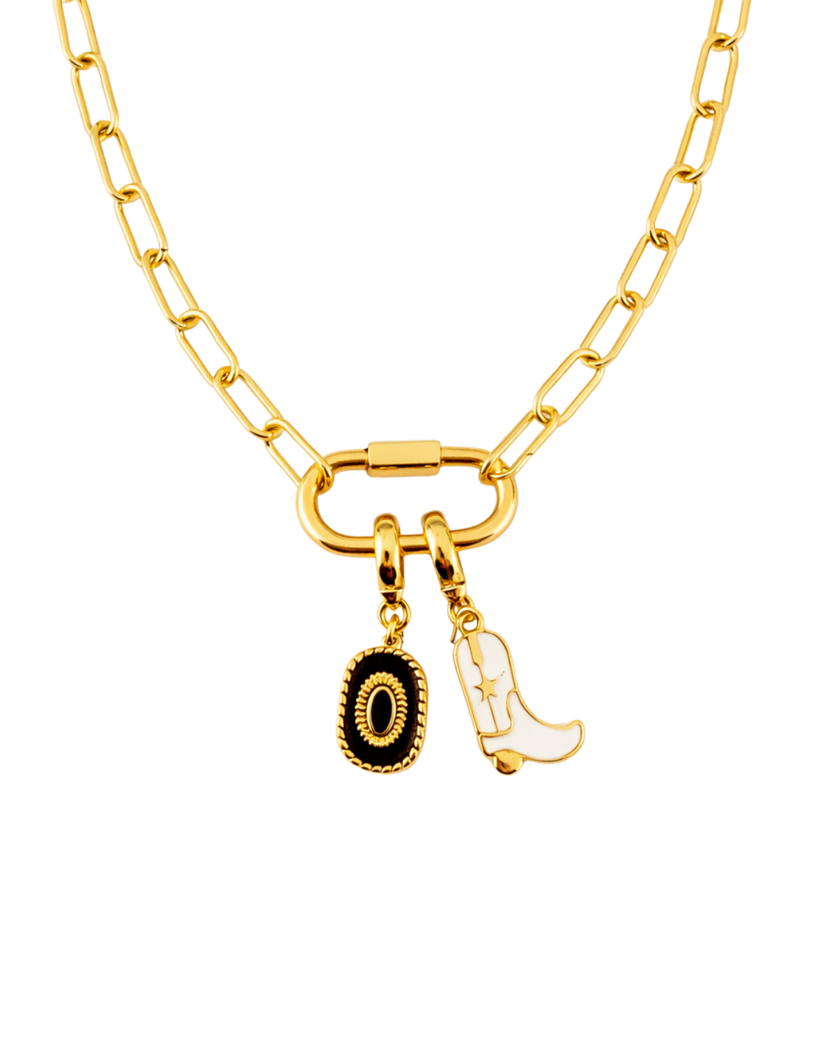 Premade-Western-Carabiner Necklace