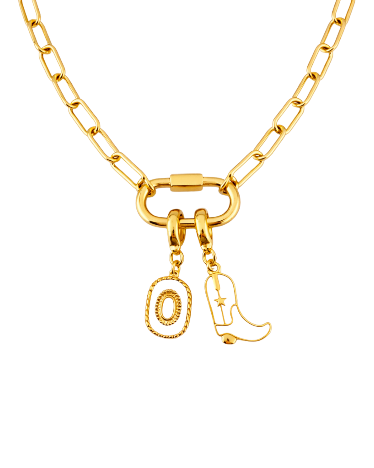 Premade-Western-Carabiner Necklace