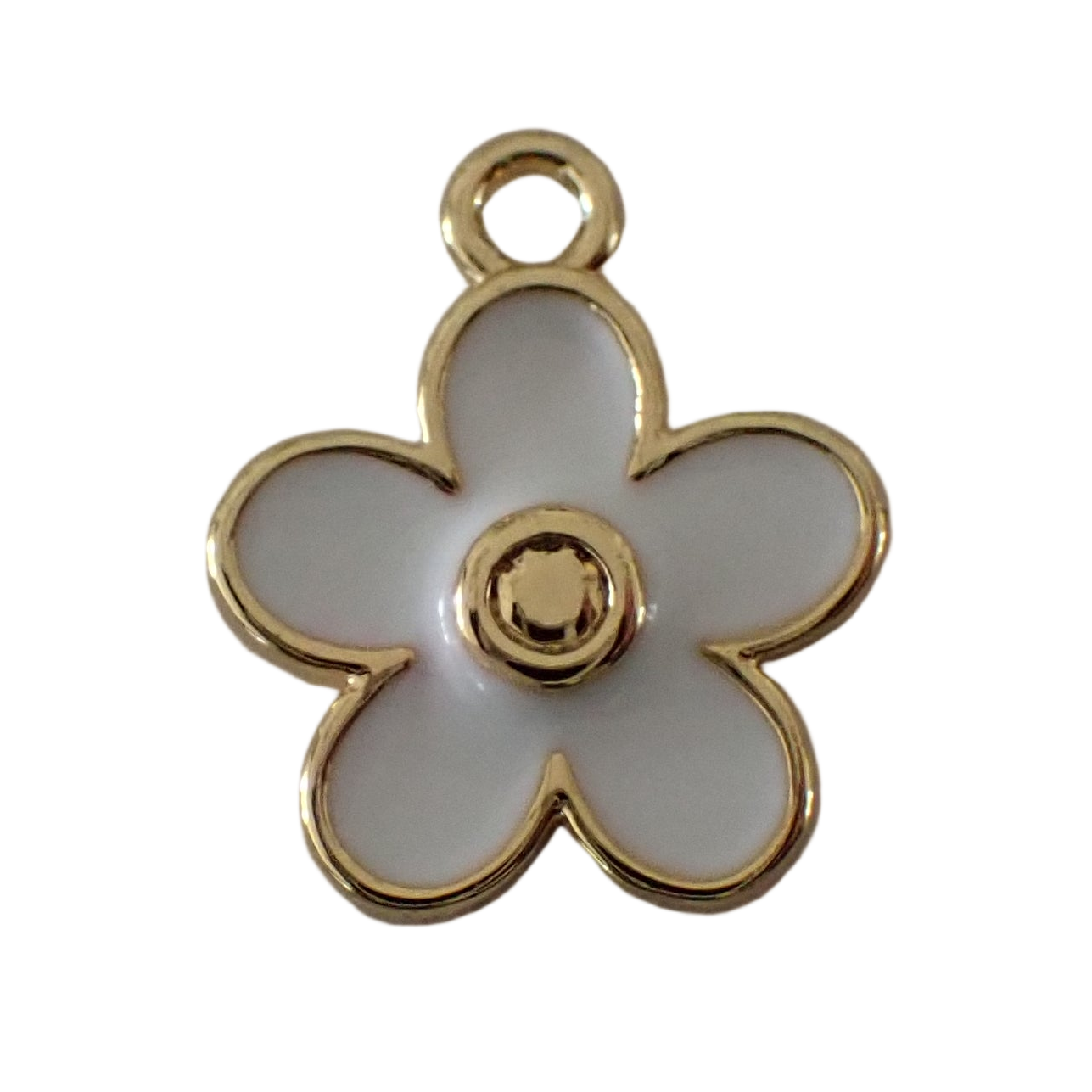 White Enamel Daisy