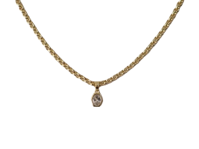 Bezel Pendant Necklace