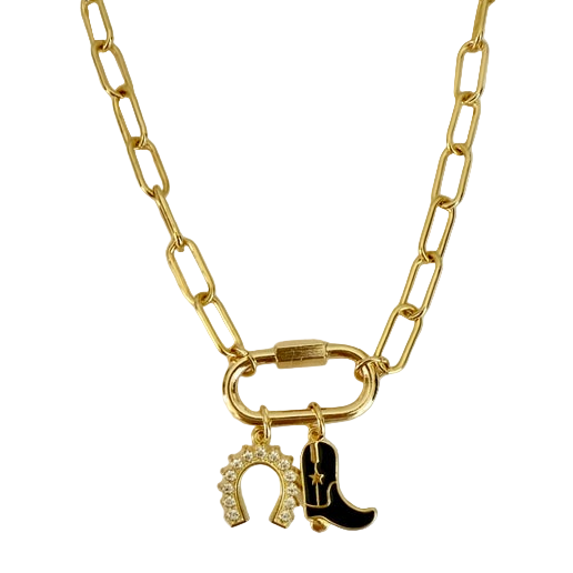 Western Carabiner Necklace